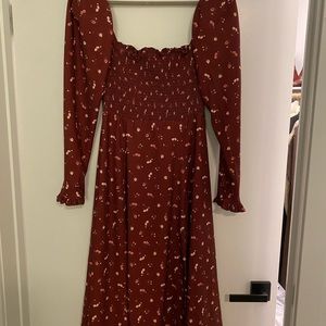 House of CB Falabella wine floral size L